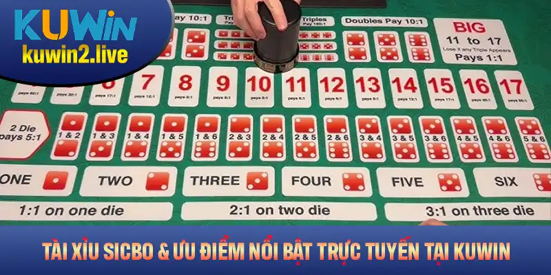 Tài Xỉu Sicbo Và Những Ưu Điểm Nổi Bật Trực Tuyến Tại Kuwin